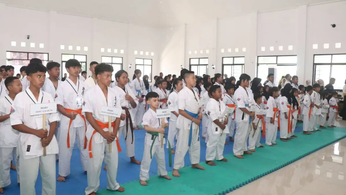 130 Atlet Ikuti Kejuaraan Kyokushin Piala Bupati Sukabumi di Cicurug