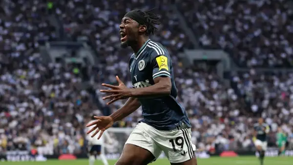Aksi Anthony Elanga setelah mencetak gol untuk Tottenham Hotspurs. (Sumber: web/newcastleunited.com)