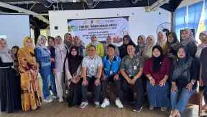 Pelatihan UMKM Sesi 2 dengan tema “Digitalisasi UMKM Dalam Mendukung Pariwisata di Kabupaten Sukabumi” Kamis, 27 Agustus 2026, di Gedung Promosi dan Sentra Pengembangan IKM Palabuhanratu. (Sumber : PLN IP UBP JPR)