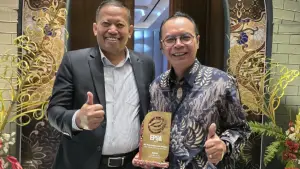 Dalam ajang Eco-Tech Pioneer and Sustainability Award (EPSA) 2026, PLN Indonesia Power UBP Jabar 2 Pelabuhan Ratu berhasil meraih penghargaan Community Development – Gold melalui program PESONA RATU (Sumber: dok PLN IP UBP JPR)