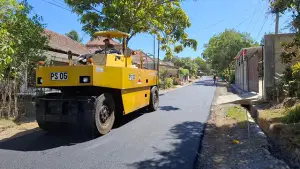 Ruas jalan Mareleng - Ciracap di Kampung Cilimus, Desa Pasirpanjang, Kecamatan Ciracap, Kabupaten Sukabumi. (Sumber : Dinas PU)