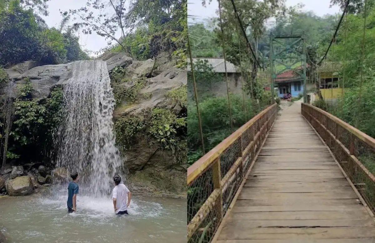 Curug Pancuran Cianjur, Air Terjun Alami di Bojongpicung dengan Akses Menyusuri Sungai