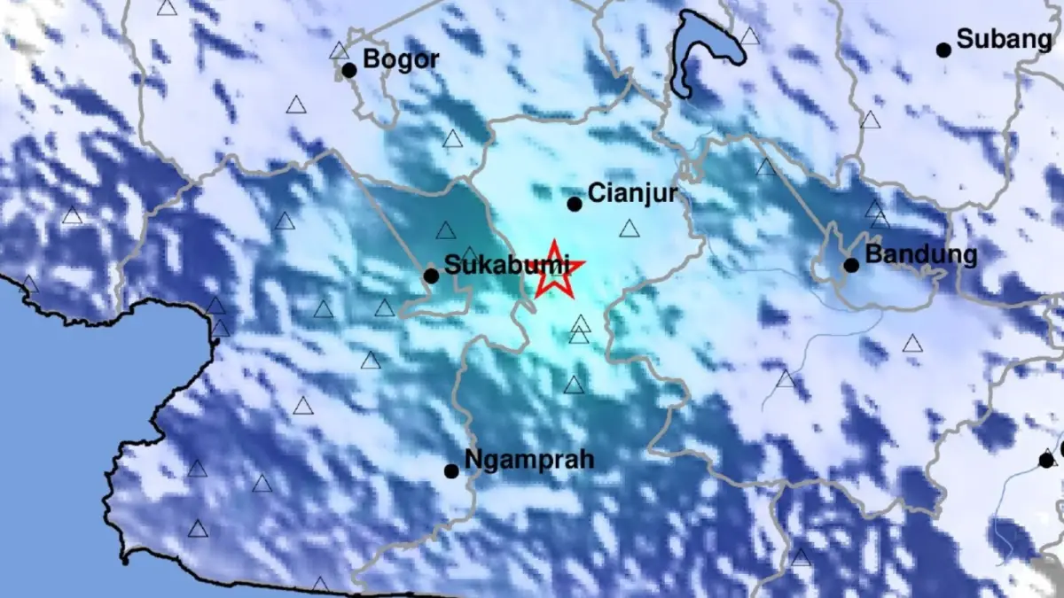 BMKG: Gempa Dangkal M4,3 Cianjur Guncang Sukabumi Hingga Bandung, Dipicu Sesar Aktif