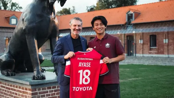 Ayase Ueda resmi gabung Lille, satu tim dengan Calvin Verdonk. (Sumber: Instagram/@losclive)