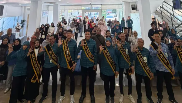 BPJS Ketenagakerjaan Sukabumi memperingati Hari Pelanggan Nasional (Harpelnas) yang diperingati setiap 4 September (Sumber: dok bpjs ketenagakerjaan)