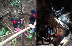 Goa Putih atau Goa Cipeureu, salah satu destinasi wisata alam yang ada di Sukabumi. (Sumber : Ist via Gmaps)
