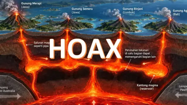 Ilustrasi. Penjelasan erupsi gunung-gunung api di Indonesia (Sumber: Dr Daryono)