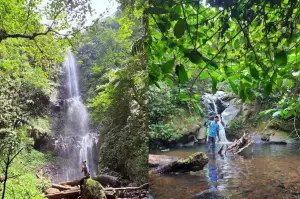 Curug 7 Katumbiri, air terjun yang memerlukan usaha ekstra untuk bisa menjangkaunya. (Sumber : Gmaps)
