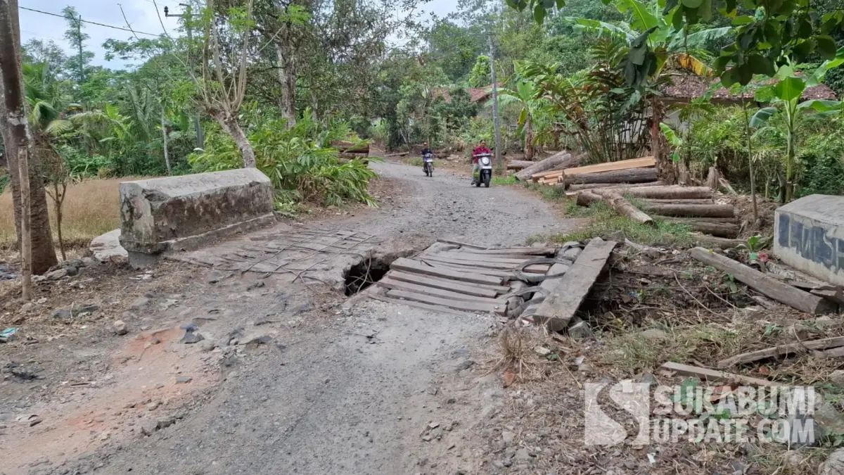 Jalan Ciguyang-Cikaso di Tegalbuleud Sukabumi Rusak Parah, Dinas PU Siapkan Penanganan