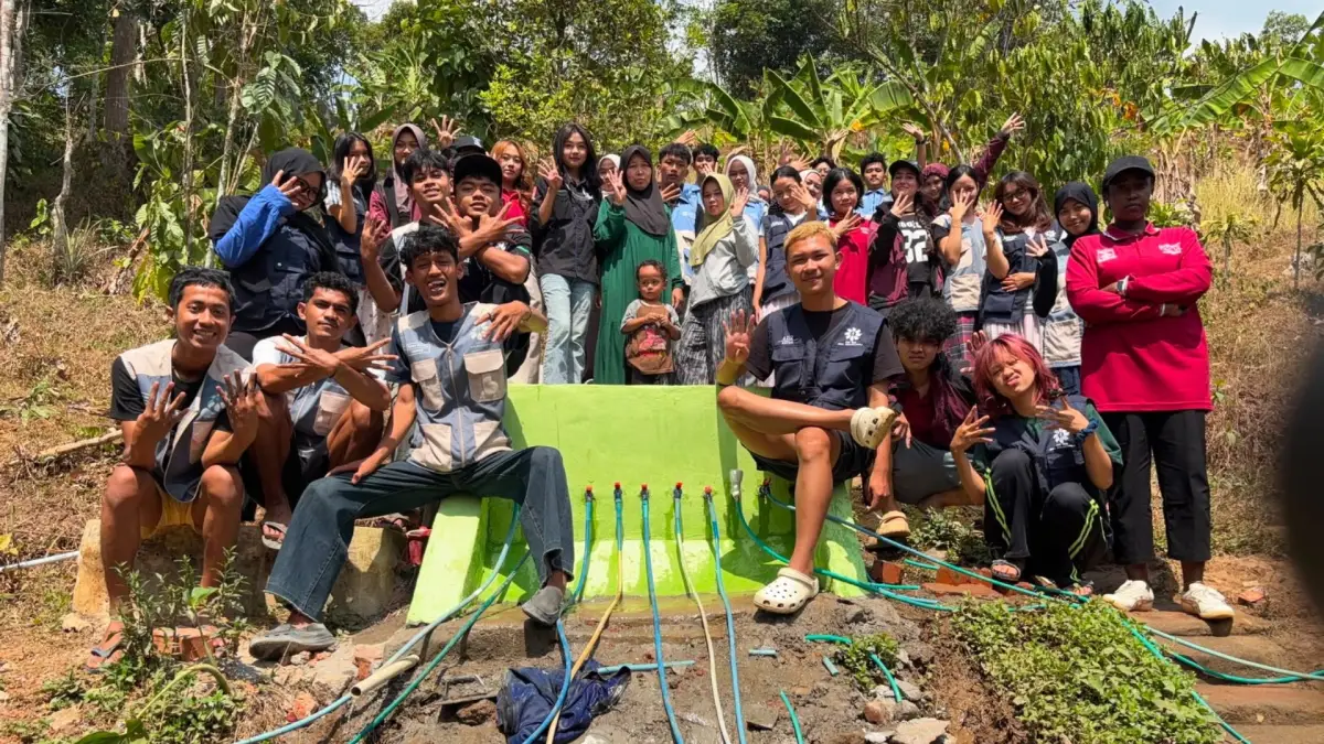 Dari Sumber Air di Gunung hingga ke Rumah Warga, KKN Nusa Putra Tinggalkan Warisan Nyata di Mekarnangka