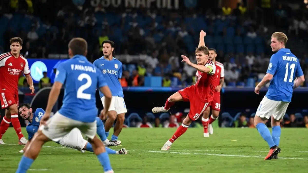 Arsenal Permalukan Napoli 1-0 di Liga Champions 2026/2027, Martin Odegaard Jadi Penentu!