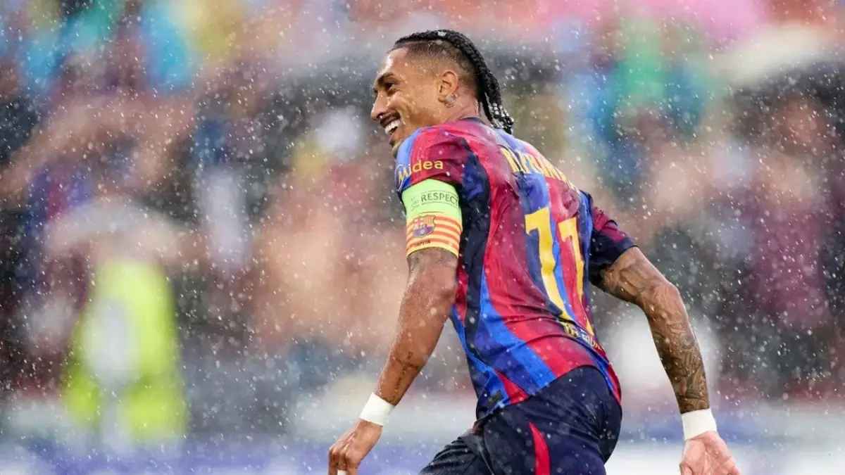 Raphinha Cetak Brace, Barcelona Tekuk Feyenoord 5-1 di Liga Champions 2026/2027