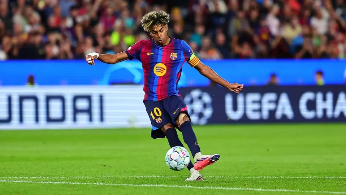 Lamine Yamal Cetak Sejarah di Liga Champions, Jadi Kapten Termuda Barcelona