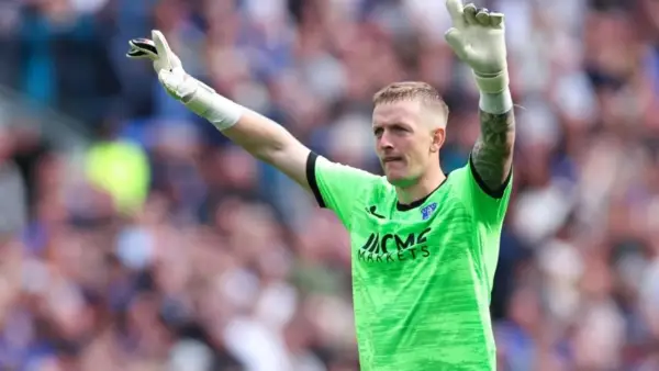 Jordan Pickford kini menjadi kiper ke-19 yang capai 100 clean sheet di Liga Inggris (Sumber: web/bbc.com)