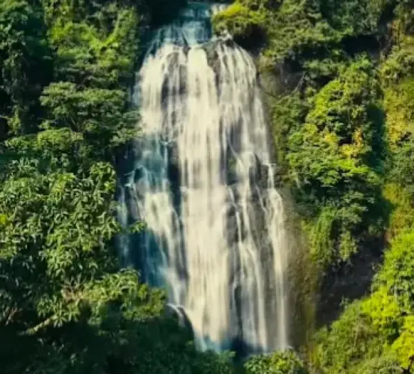 Curug Sawer Cicadas, salah satu air terjun yang ada di Kecamatan Rongga, Bandung Barat. (Sumber : Gmaps)