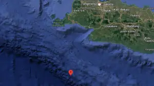 Gempa M 5.6 di laut bayah (Sumber: BMKG)