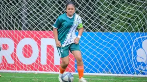 Khansa Nisa Arrosid, pemain Cipta Cendikia FA asal Kecamatan Cicurug, Kabupaten Sukabumi, yang mendapat kesempatan membela Putri Nusantara pada Srikandi Merdeka Cup 2026. (Sumber: dok nisa)