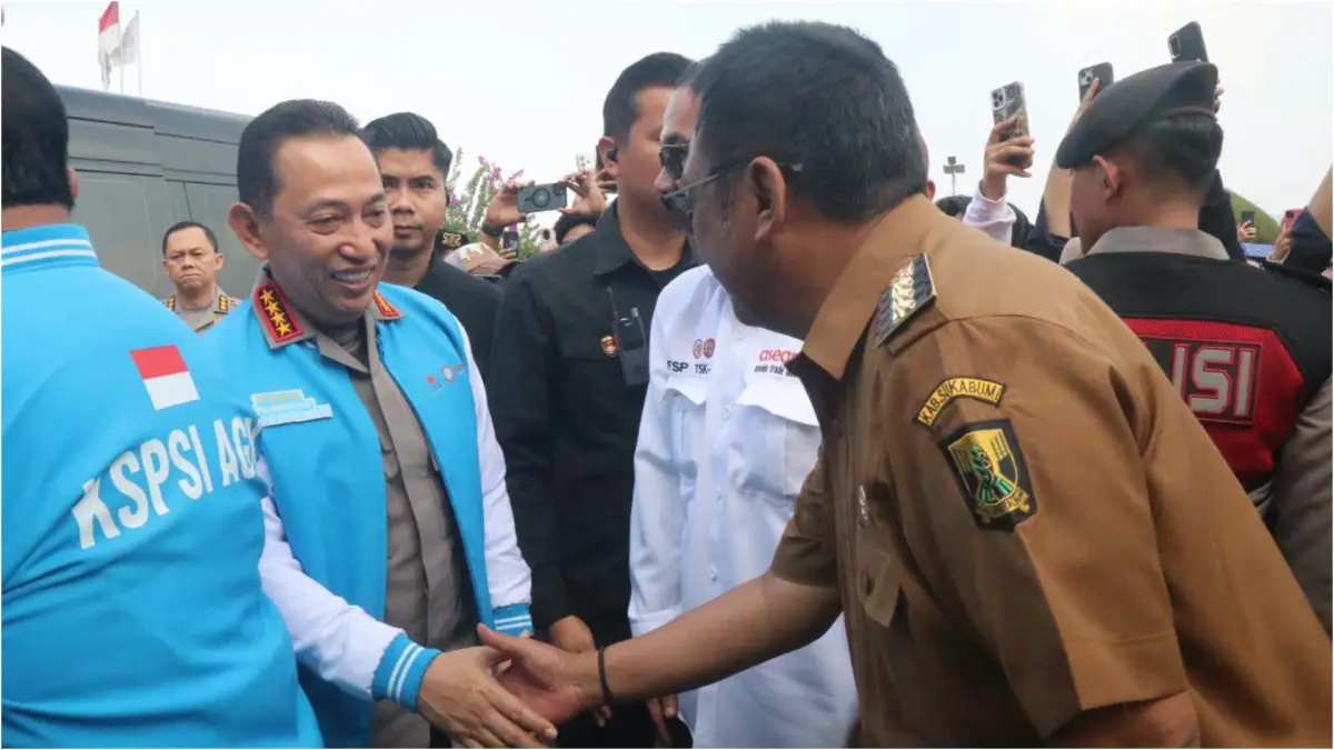 Di Hadapan Kapolri dan Buruh Sukabumi, Asep Japar Dorong Hubungan Industrial Harmonis