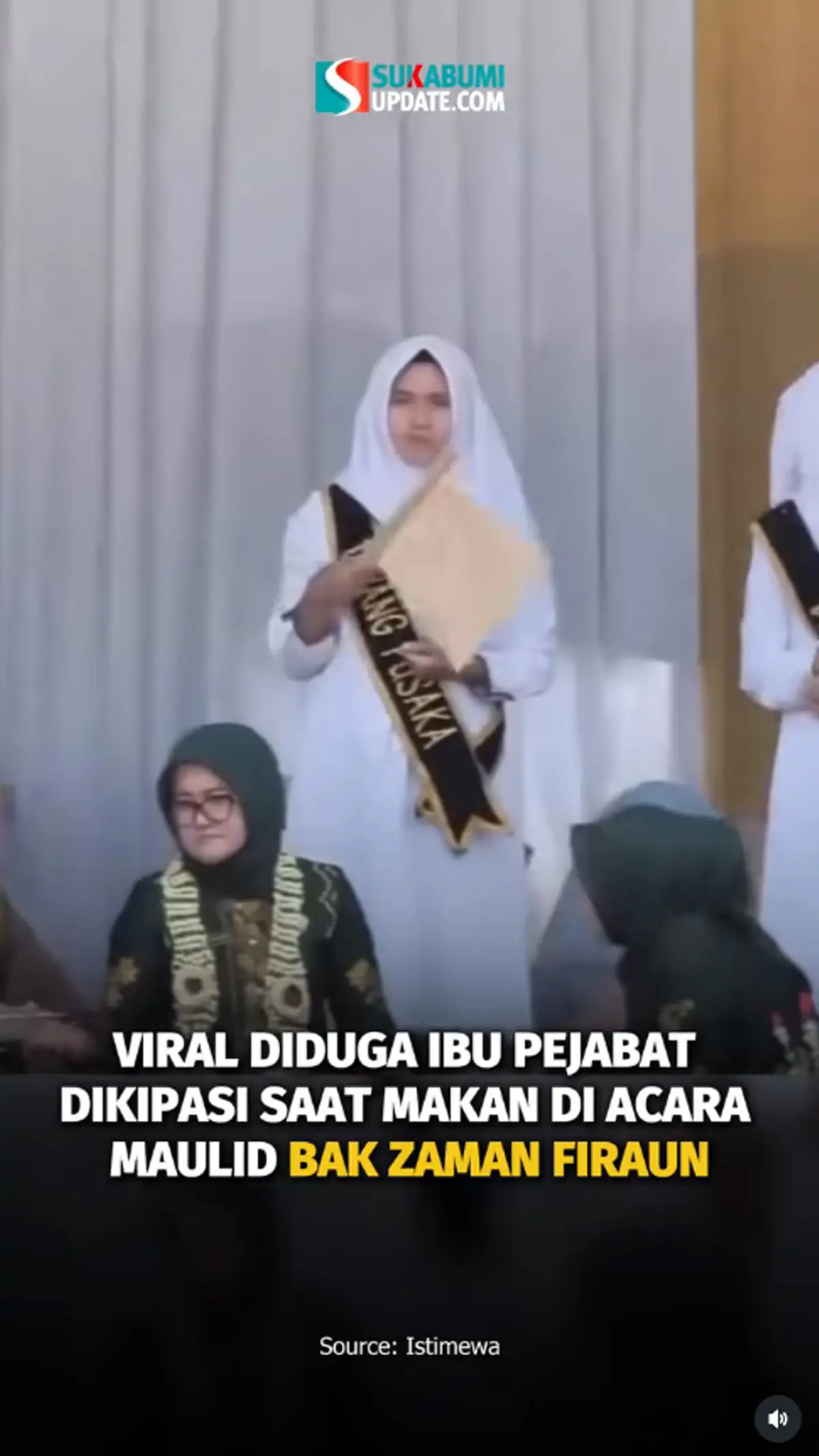 Heboh Istri Pejabat Dikipasi bak Ratu Mesir saat Maulid Nabi, Ternyata Ini Faktanya!