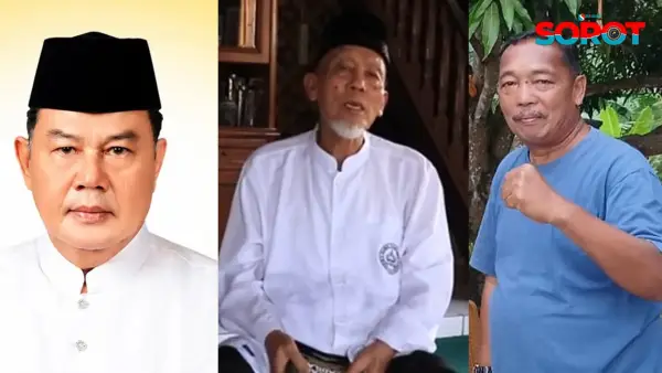Hasen, Anggota DPRD Kabupaten Sukabumi 1997-1999 (kiri), Maman Sulaeman, Bupati Sukabumi 2000-2005, Ucok Haris MY , Wakil Bupati Sukabumi 2000-2006 | Foto : Sorot Sukabumiupdate