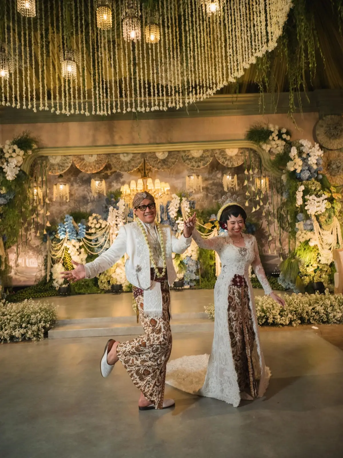 Potret Andre Taulany dan Amanda Rigby yang telah resmi menikah