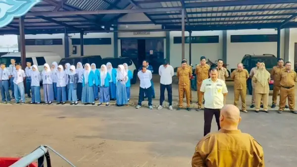 Suasana apel pagi di lingkungan BP Mektan Jabar, Senin (21/9/2026). (Sumber Foto: Dok. BP Mektan)
