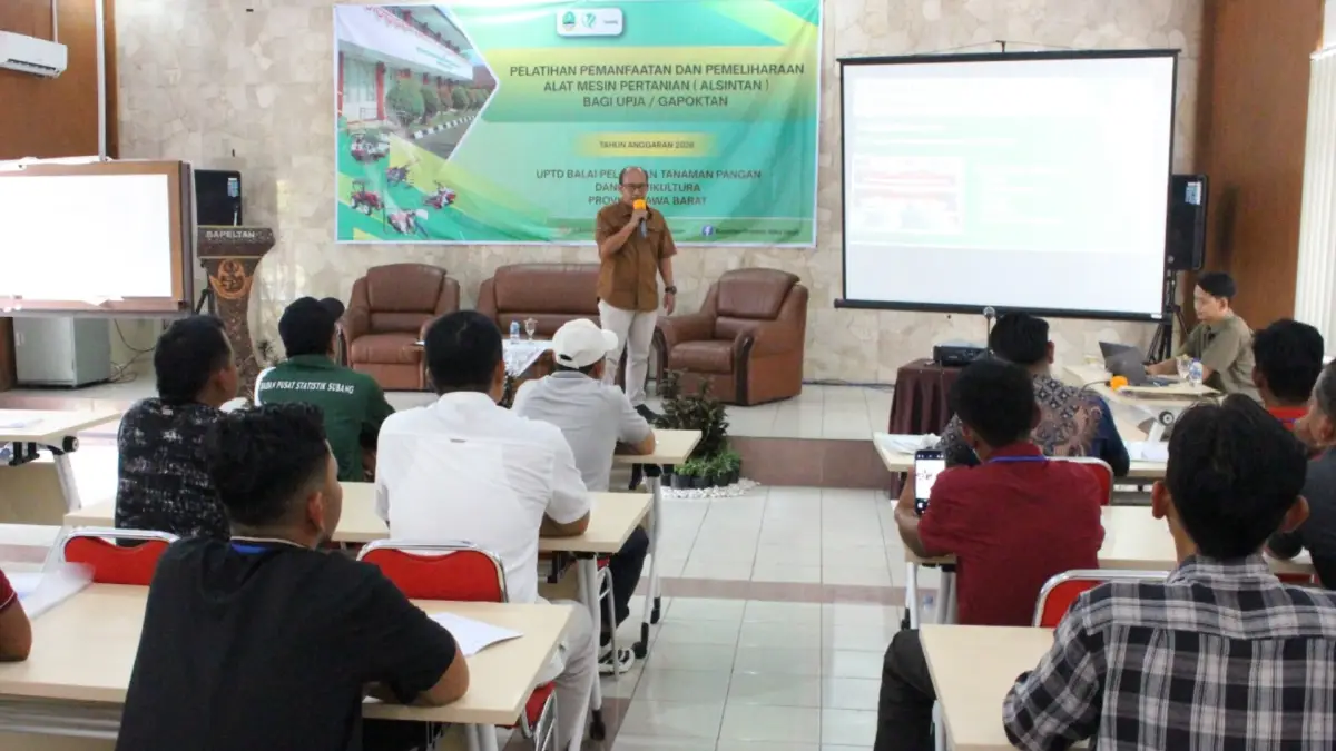 BP Mektan Latih 30 Perwakilan Gapoktan dan UPJA se-Jabar Operasikan Combine Harvester