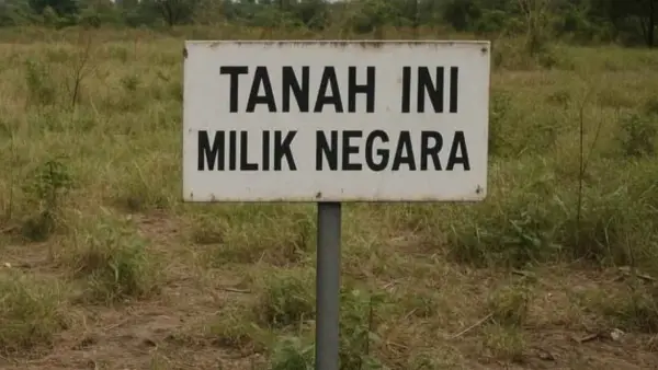 Ilustrasi tanah negara (Sumber: dok ai)