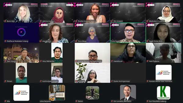 Webinar Indonesia Digital Media Conference (IDMC) 2026 bertajuk From News Bargaining to AI Licensing: Comparative Lessons from Australia and Indonesia on Publisher Rights, Senin, (21/09/2026). (Sumber : Istimewa.)