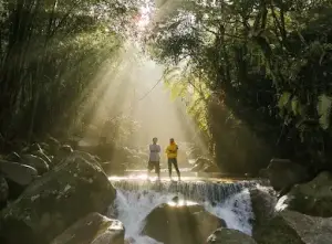 Leuwi Situhiang, salah satu tempat camping di tepian sungai yang ada di Bogor. (Sumber : Gmaps/Asep Sutiawan)
