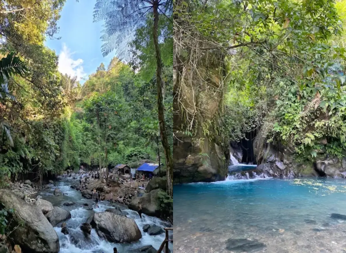 Wisata Akhir Pekan ke Leuwi Mangrod, Healing Menikmati Kesegaran Air di Serang