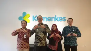 Wali Kota Sukabumi, Ayep Zaki saat mengunjungi Kemenkes RI, Rabu (24/9/2026). (Sumber : Istimewa.).