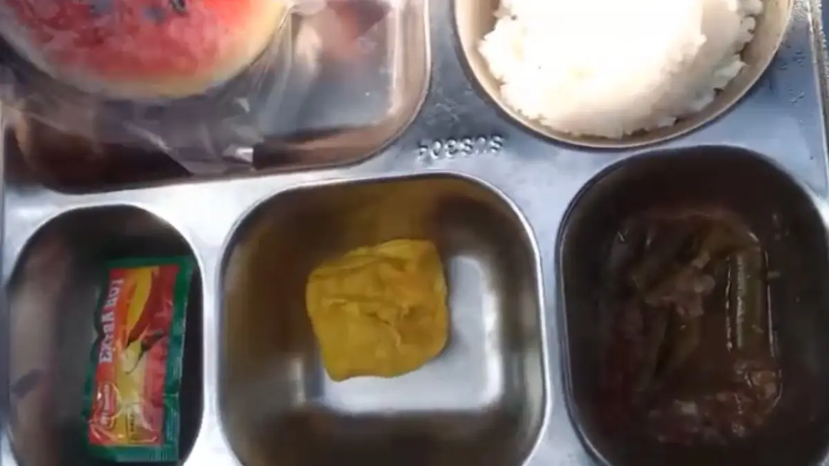 Gegara Tumis Buncis Daging Giling, Menu MBG di SDN Cibungur 1 Sukabumi Viral