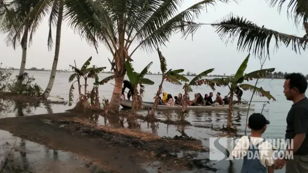 Kawasan bugel muara cibuni di Tegalbuleud Sukabumi jadi spot wisata dadakan (Sumber : dok warga)