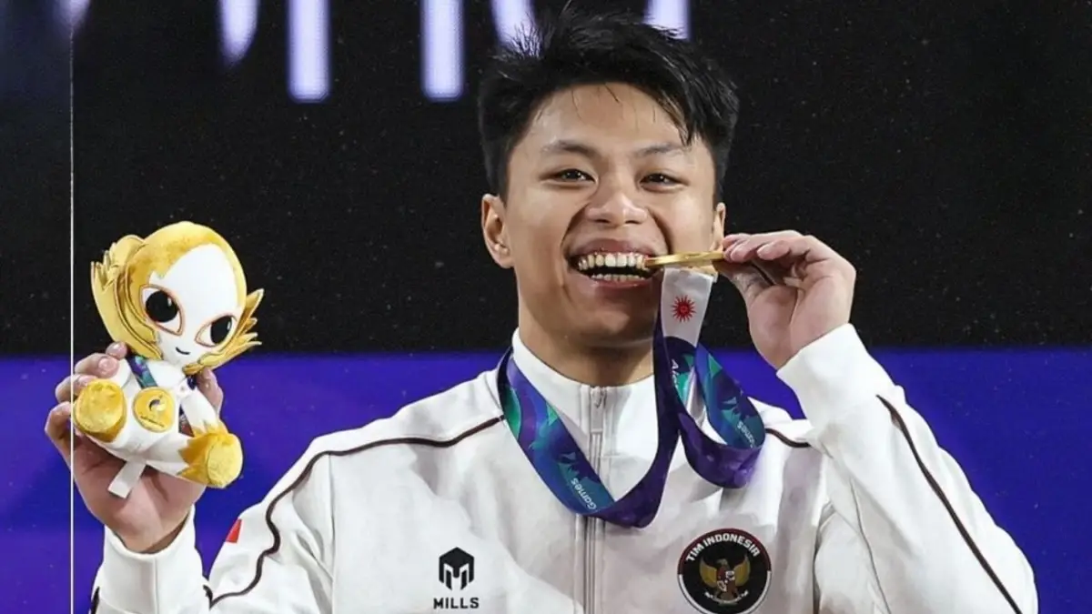 Rahmat Erwin Abdullah Raih Emas Asian Games 2026 Sekaligus Pecahkan Rekor Dunia