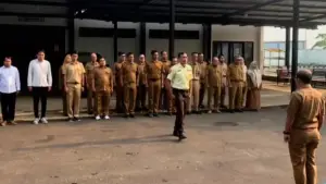 Suasana apel pagi di lingkungan BP Mektan Jabar pada Senin 28 September 2026. (Sumber Foto: Dok. BP Mektan)