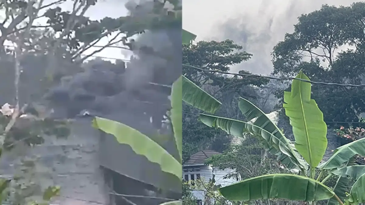 Warga Jampangtengah Sukabumi Resah, Asap Pembakaran Batu Kapur Diduga Berbahan Limbah Padat