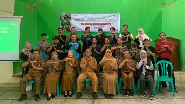 Pelatihan Kader Program Kampung Sehat (Sehat Sanitasi) di Aula Kelurahan Setiawargi, Kecamatan Tamansari, Kota Tasikmalaya, Selasa (22/9/2026). (Sumber : dompet dhuafa).