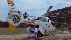 Ambulans Udara yang mulai di uji coba oleh Presiden Prabowo Subianto untuk jangkau akses layanan kesehatan. (Sumber : Sekretariat Kabinet).