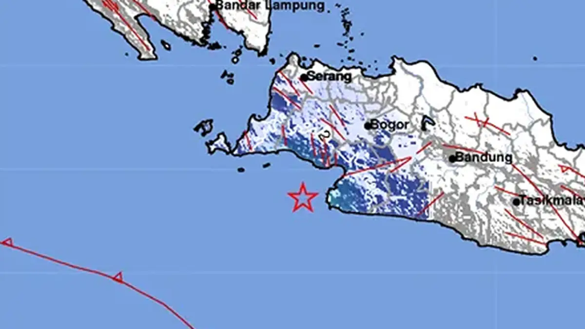 Gempa M4,6 Guncang Barat Daya Bayah Banten, Getarannya Dirasakan Warga Sukabumi