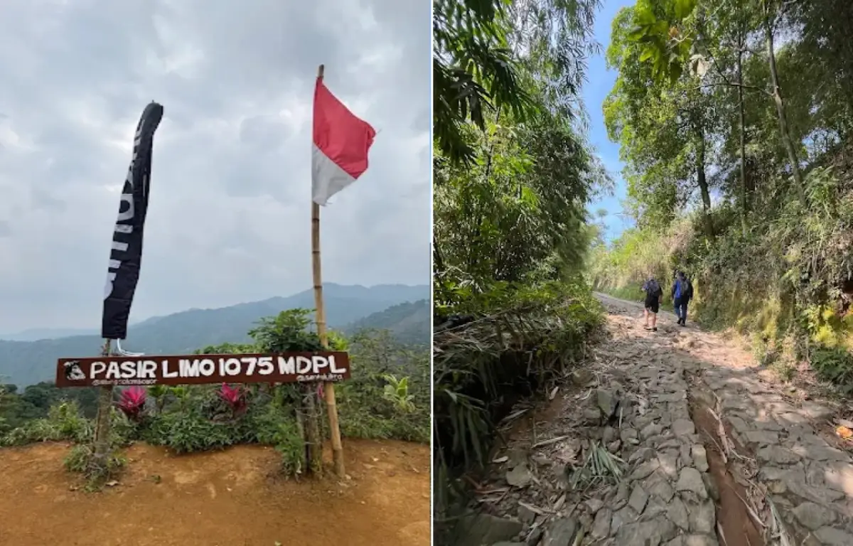 Pasir Limo Bogor, Menjelajah Jalur Perbukitan 1075 Mdpl hingga Titik Panorama Cisadon