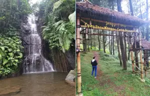 Curug Padalarang, salah satu air terjun eksotis yang tersembunyi di balik lebatnya hutan kaki Gunung Salak Bogor. (Sumber : Gmaps/Tomas Kolomaznik)