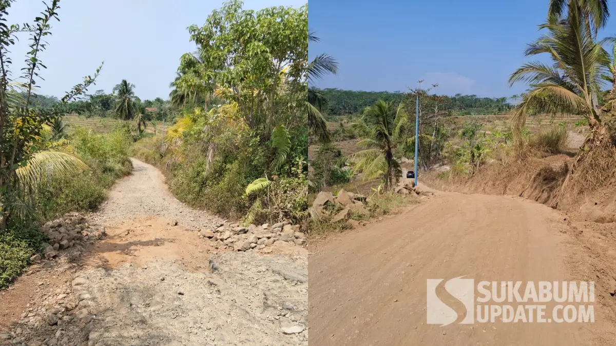 Dulu Berbatu Kini Berdebu, Pengerjaan Jalan di Kadaleman Sukabumi Disorot: Ini Kata Kades & UPTD PU