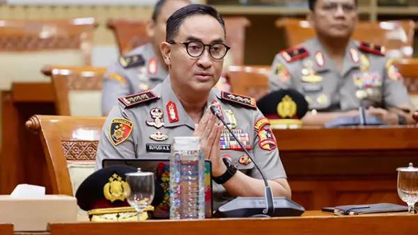 Komjen Pol Suyudi Ario Seto telah disetujui DPR RI menjadi Kapolri baru menggantikan Jenderal Polisi Listyo Sigit Prabowo. (Sumber : Gerindra).