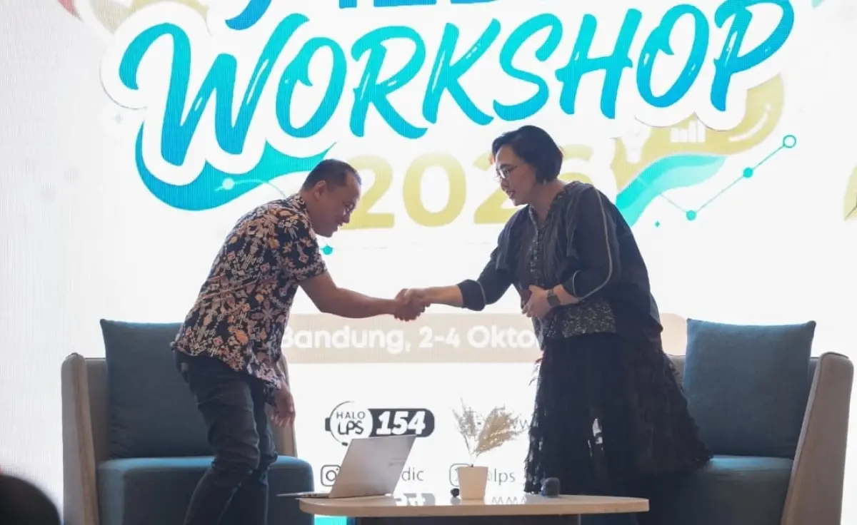 Pemateri AMSI dalam LPS Temu Media Jawa Barat, dihelat di Bandung, Jumat 2 Oktober2026.