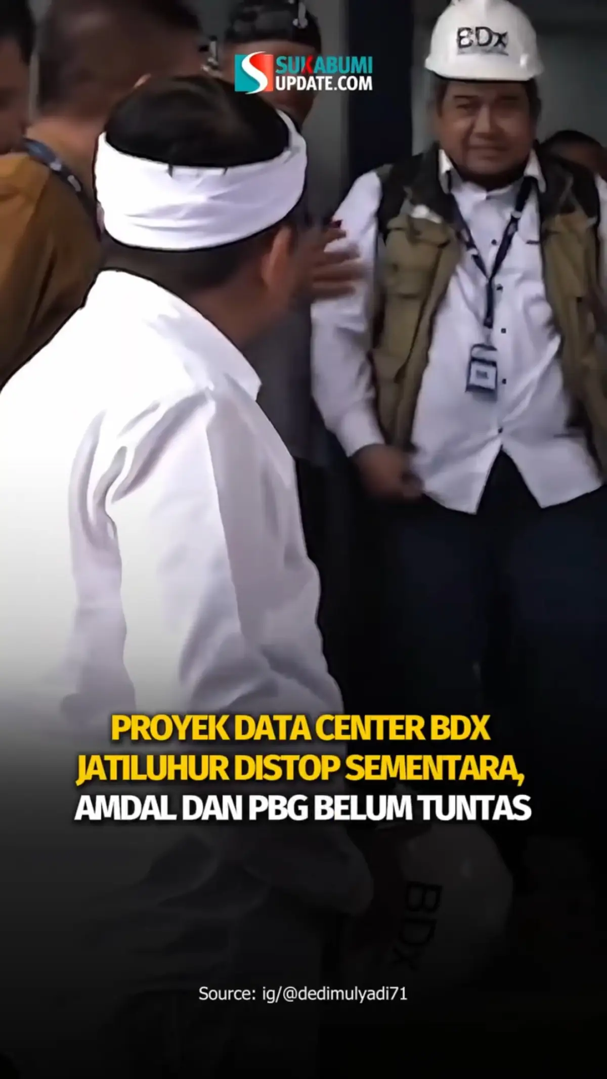 Proyek Data Center Bdx Jatiluhur Distop Sementara, Amdal Dan Pbg Belum Tuntas
