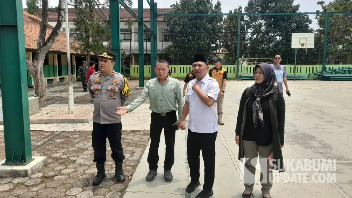 Wabup Sukabumi Tinjau SMPN 2 Cicurug Terdampak Cuaca Ekstrem, KBM Ditargetkan Kembali Senin