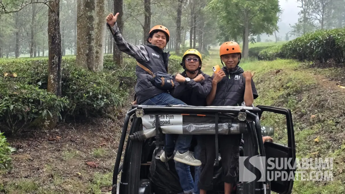 Sensasi Fun Offroad di Goalpara Sukabumi, Jajal Jip Tembus Kebun Teh hingga Curug