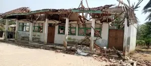 Kondisi MTs Al-Muhajirin di Ciracap Kabupaten Sukabumi (Sumber: Dok warga)