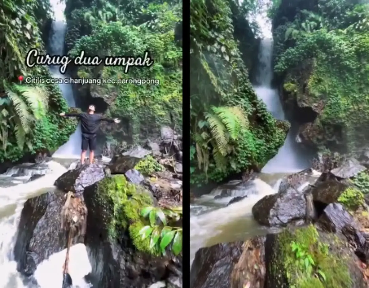 Curug Dua Umpak Bandung Barat, Hidden Gem di Parongpong yang Dicapai Lewat Trekking 2 Jam